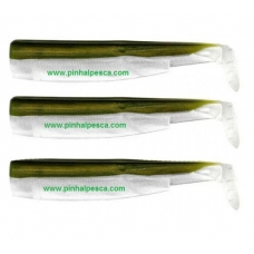 Corpos Fiiish Black Minnow 140 nº4 cor : KAKI ( 3 Unidades ) Corpos Fiiish Black Minnow 140 nº4 cor : KAKI ( 3 Unidades )